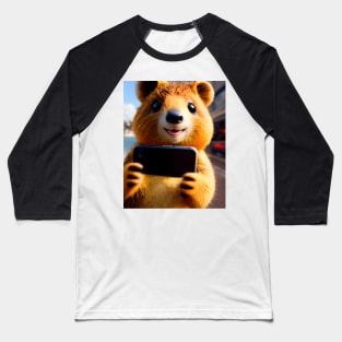 Quokka Selfie 02 Baseball T-Shirt